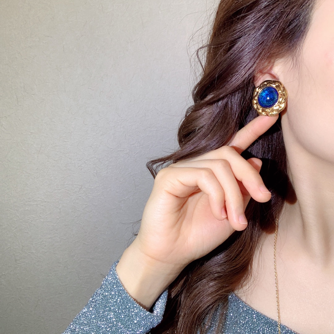 Pendientes azules de Chanel para mujer