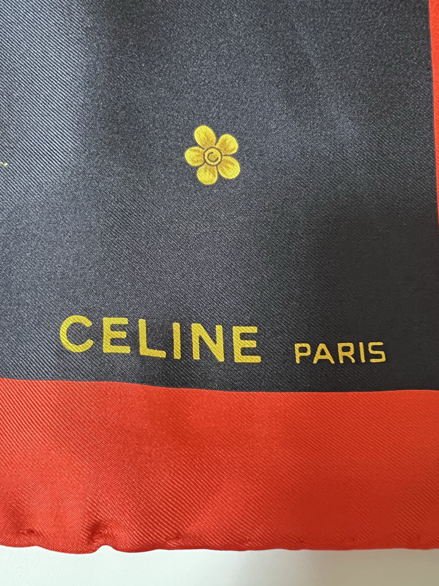 Vintage Celine Silk Scarf,