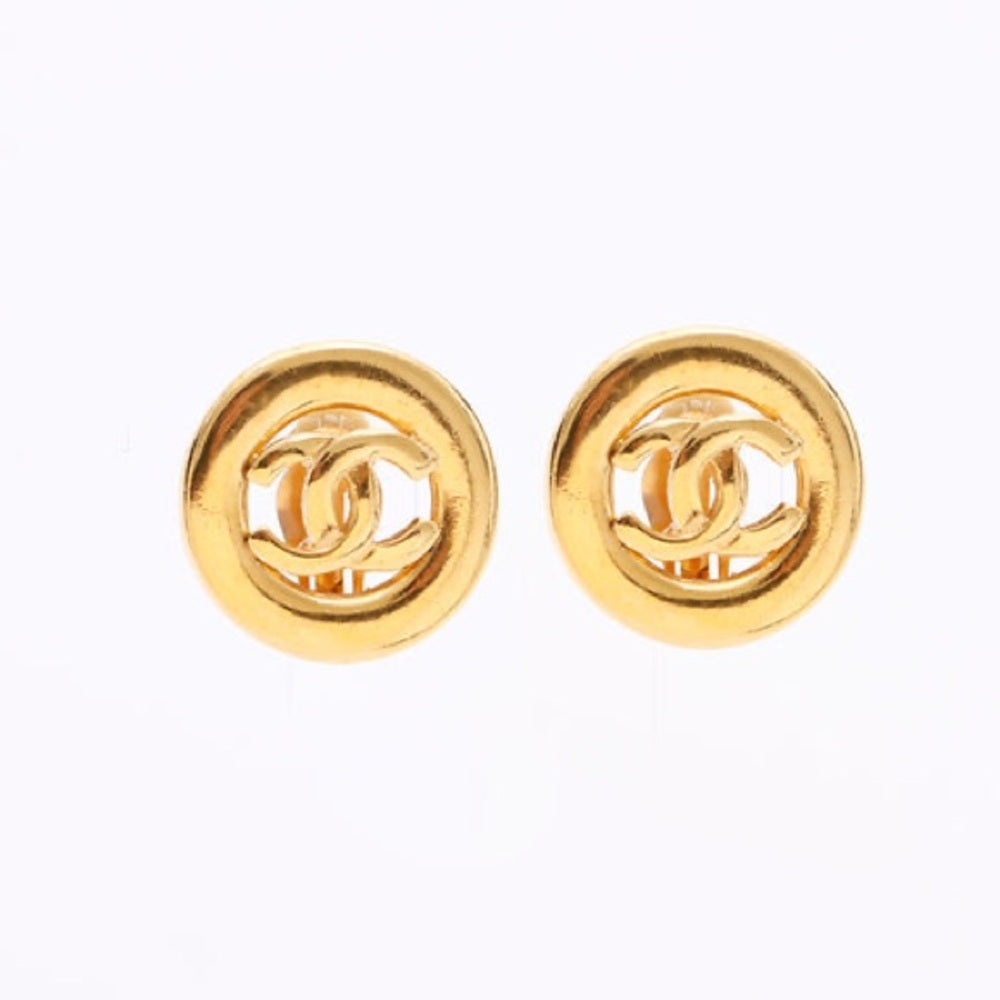 CHANEL coco mark gold Clip-on earring(s)