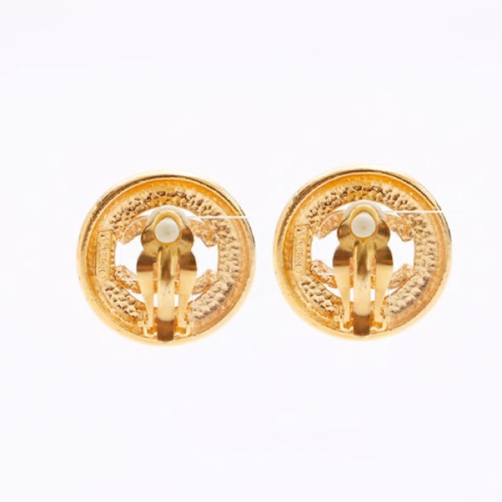 CHANEL coco mark gold Clip-on earring(s)