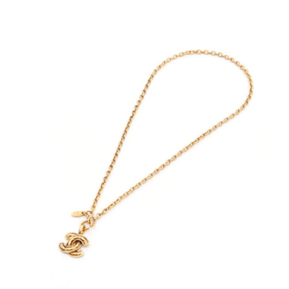 CHANEL Coco Mark Matelasse 1990 necklace