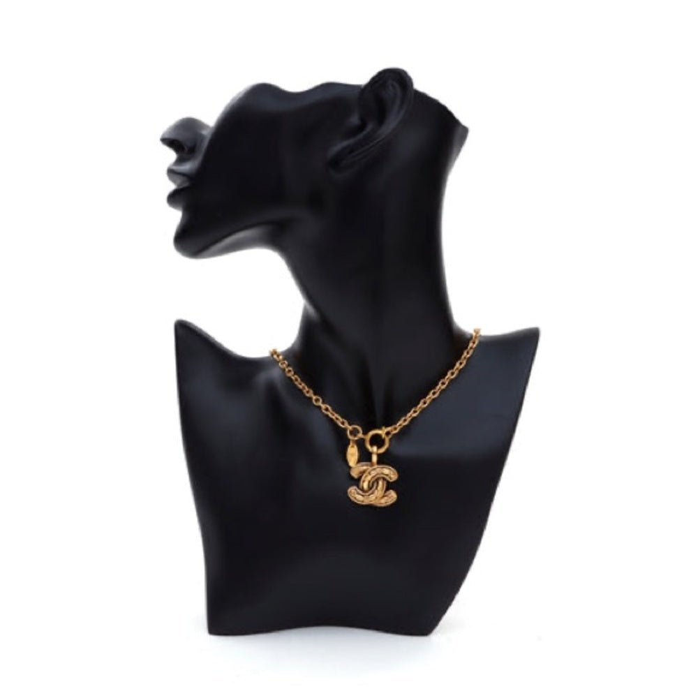CHANEL Coco Mark Matelasse 1990 necklace