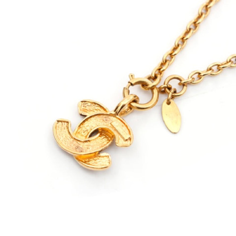 CHANEL Coco Mark Matelasse 1990 necklace