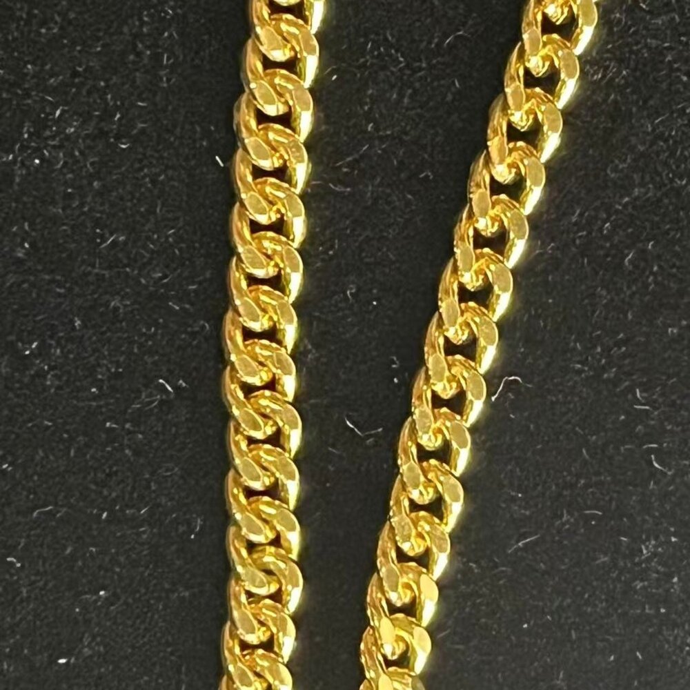 Christian Dior Crystal CD Pendant Necklace
