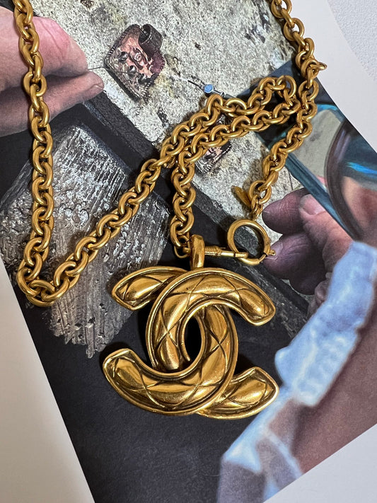 Chanel Gold CC Necklace