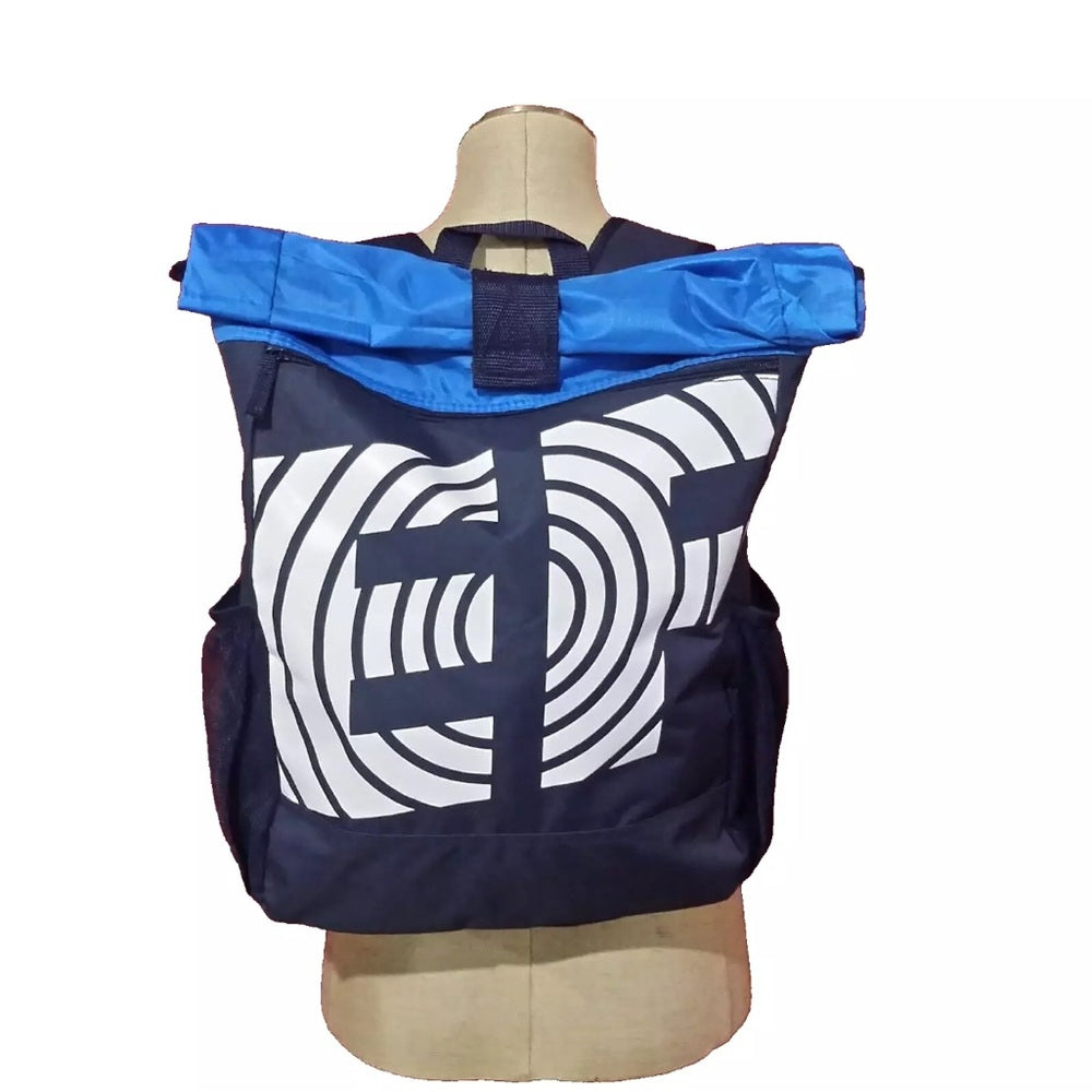 NWOT EDICATION PRIMERA MOCHILA AZUL MARINO CLARO LIBRO ESCOLAR DE VIAJE EXTENSIBLE