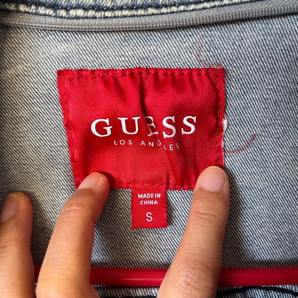 🔥Guess 牛仔夹克 S 码