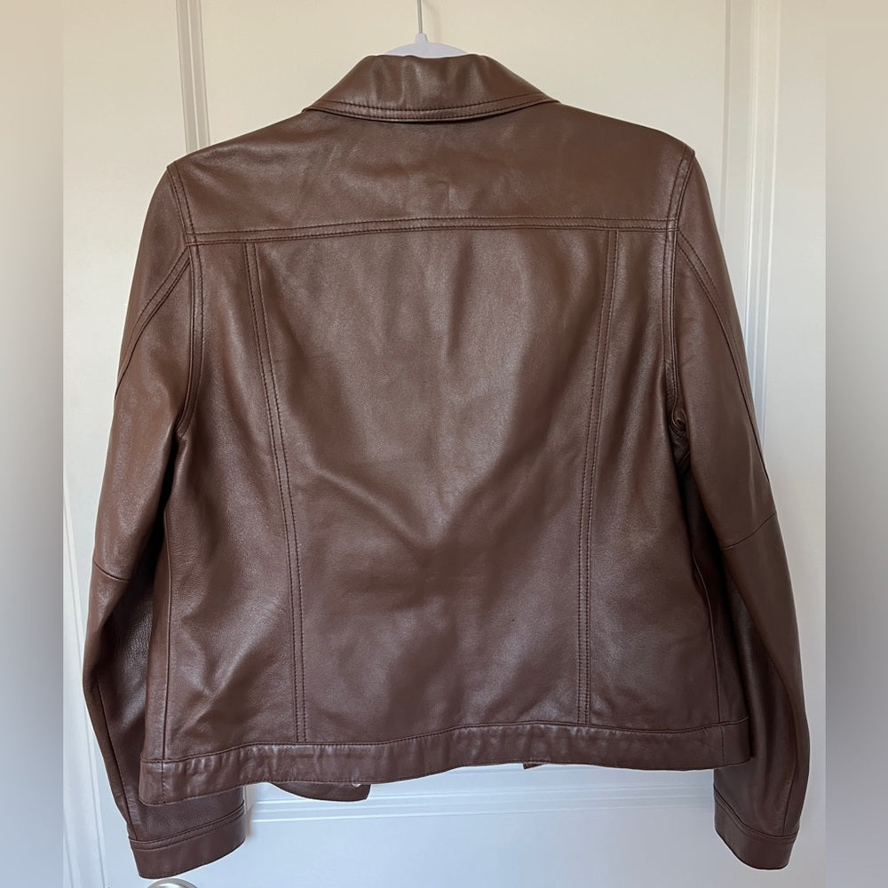 Women's leather jacket