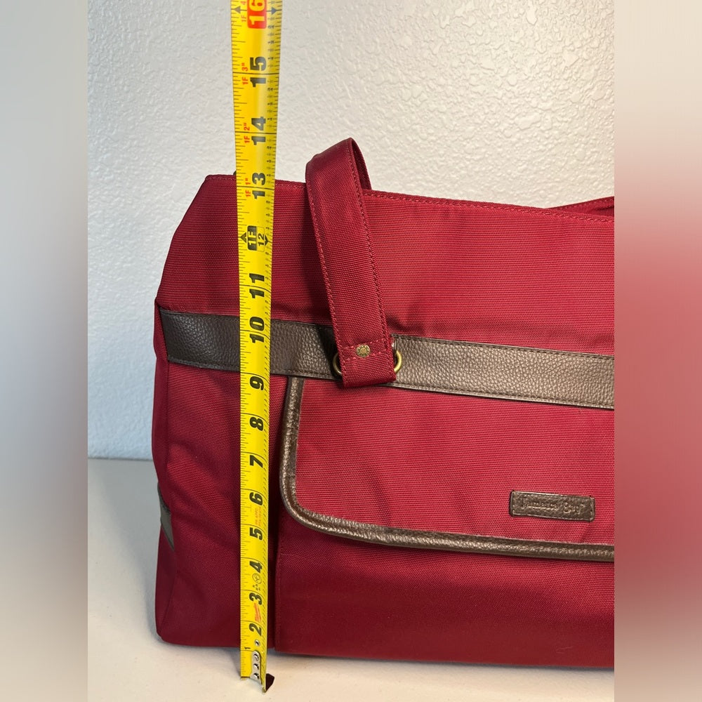 Red travelling bag