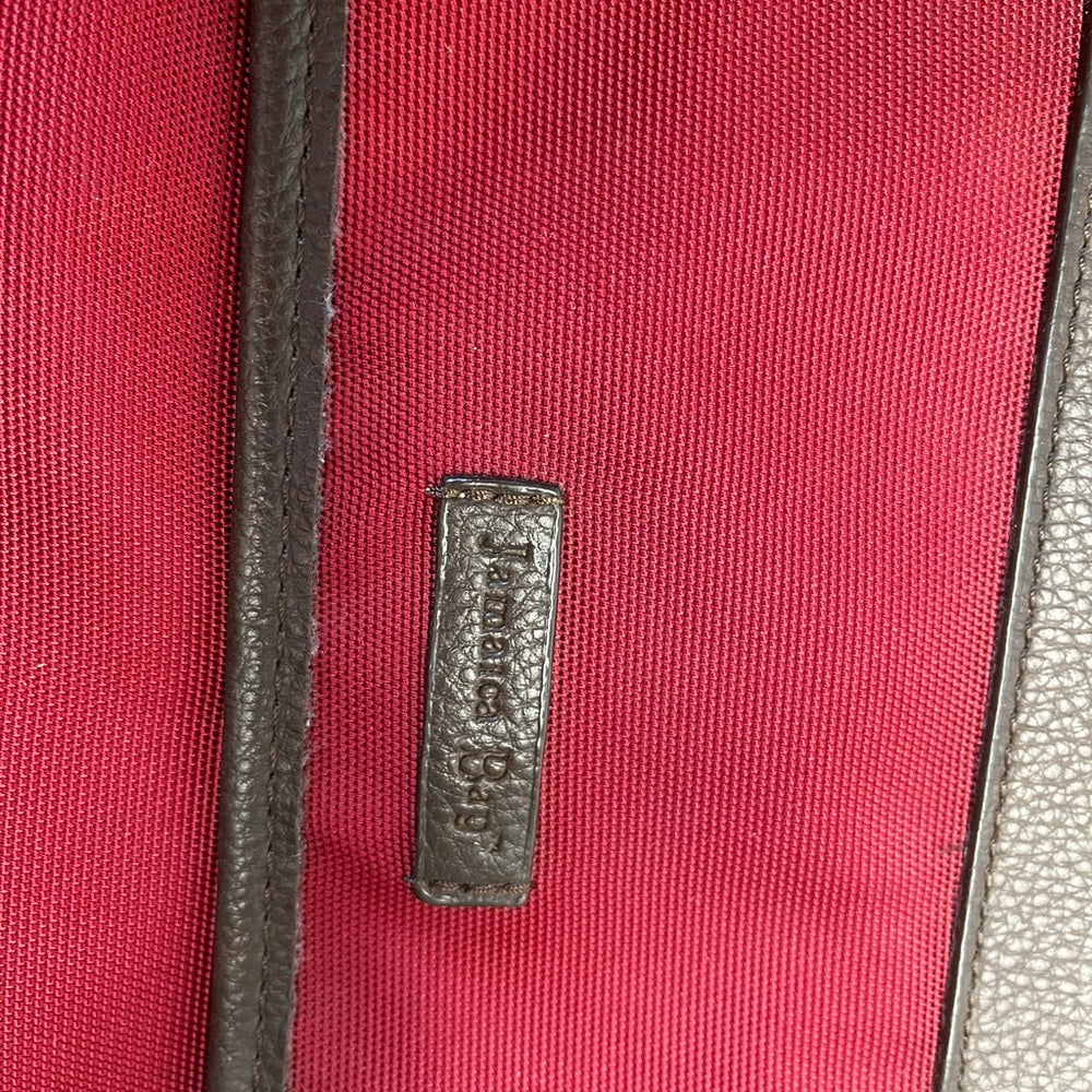 Red travelling bag