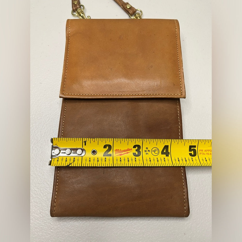 Leather lanyard wallet