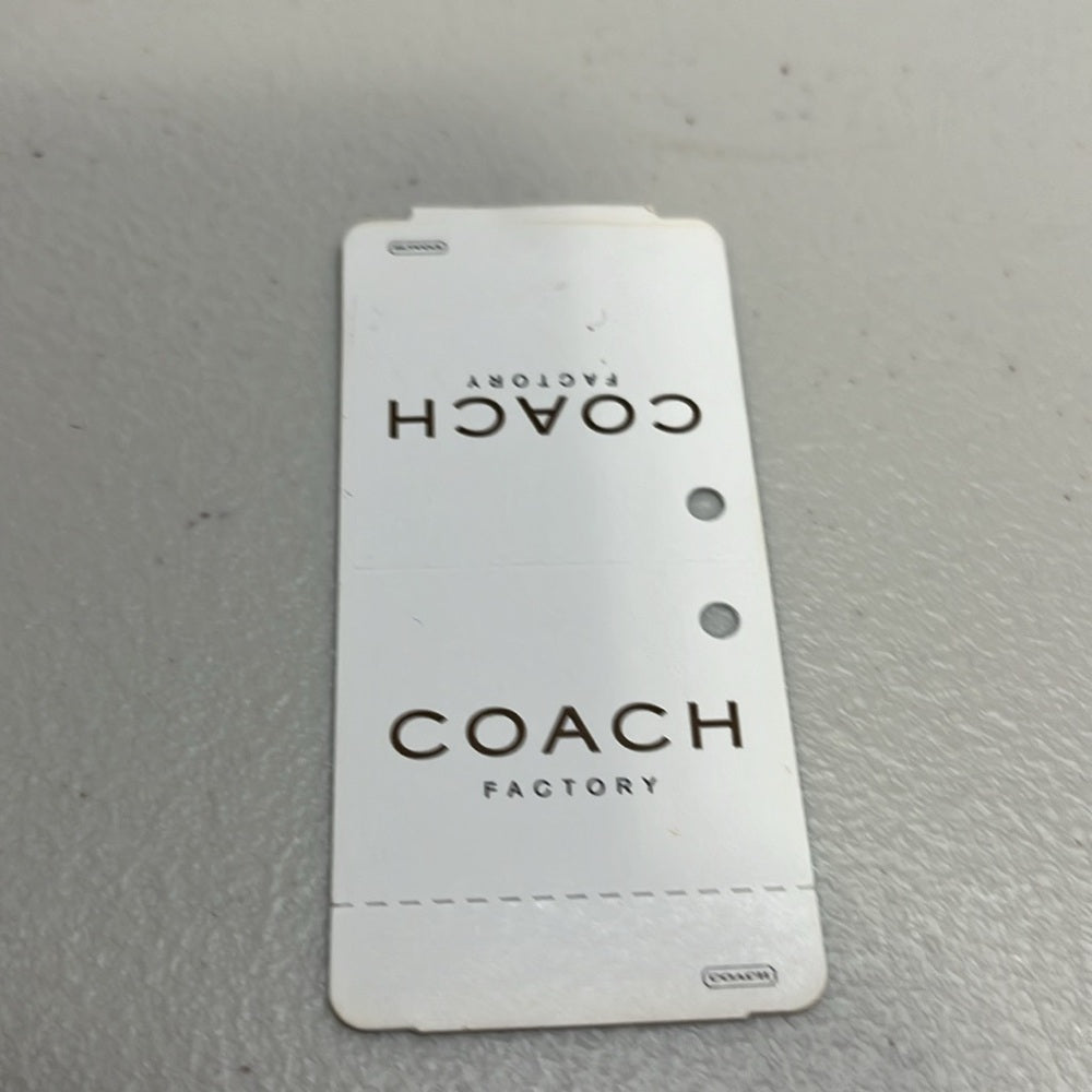 Coach Lanyard Sign. PVC