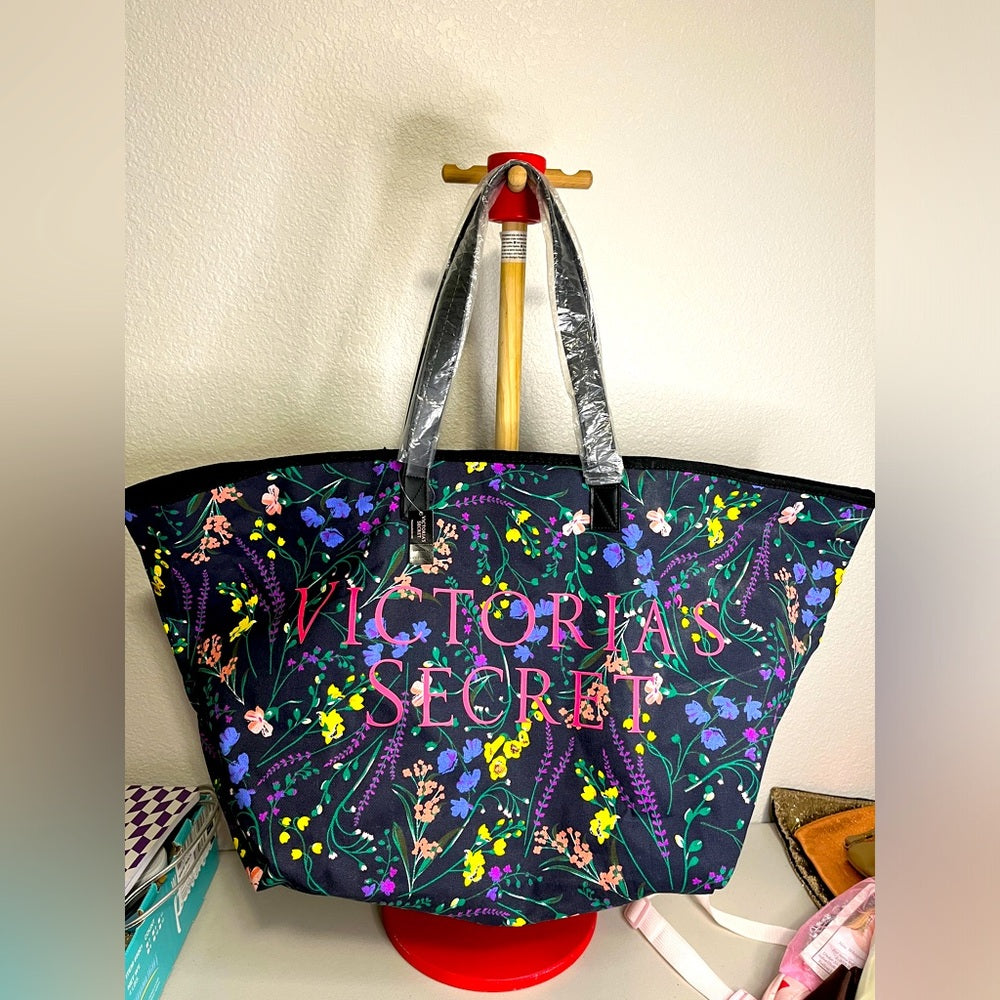 NEW Victoria's Secret Floral Tote Bag