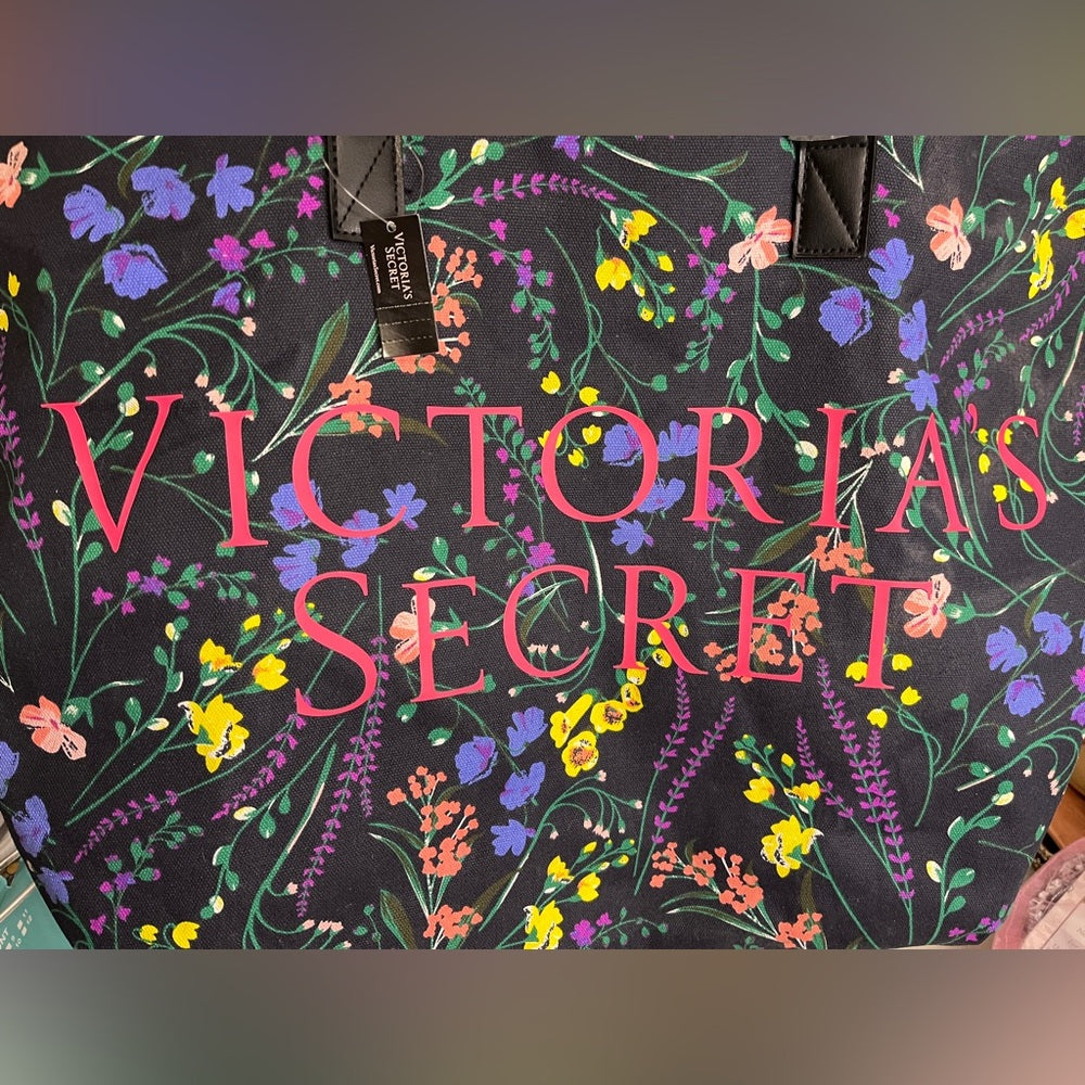 NEW Victoria's Secret Floral Tote Bag