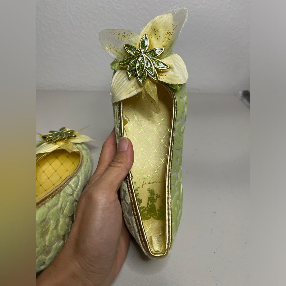 Zapatos de disfraz de Tiana de Disney para niños/Tacones de princesa Tiana de Disney