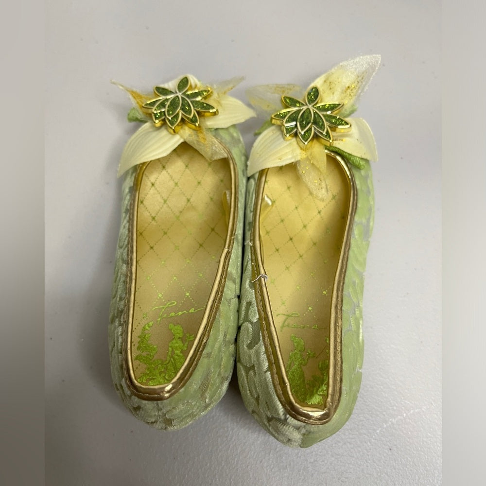 Zapatos de disfraz de Tiana de Disney para niños/Tacones de princesa Tiana de Disney