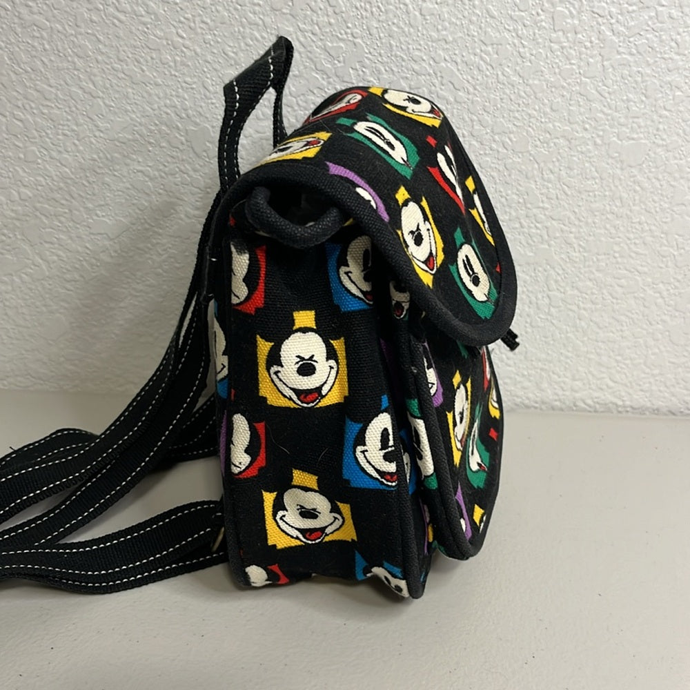 Mickey Mouse Small Backpack Bag With Mickey Mouse Heads