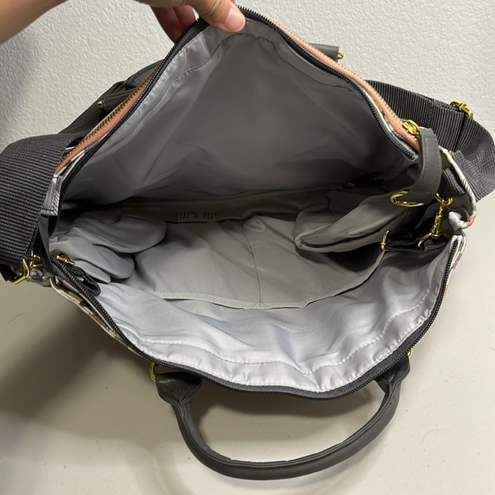 Bolso de mano Skip Hop, bolso para bebé, diseño geométrico, lona