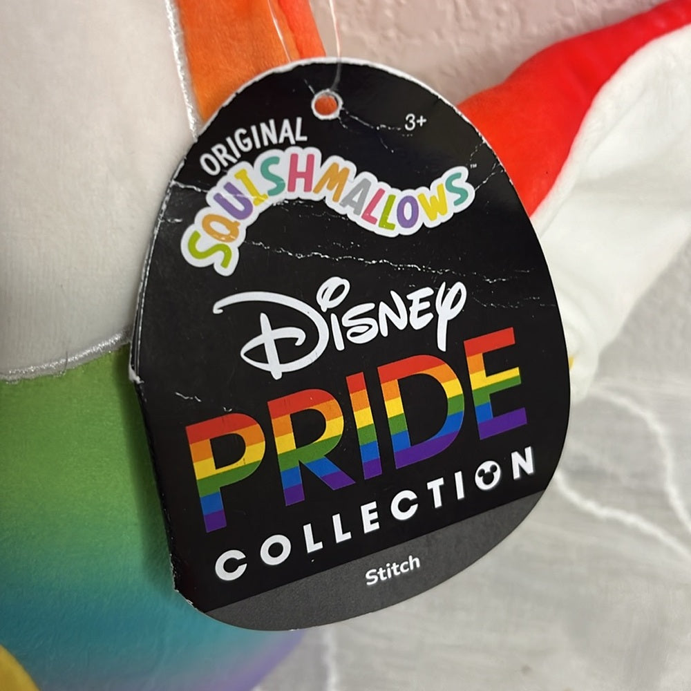 Squishmallows x Disney Pride Stitch 8 英寸毛绒玩具 全新带标签