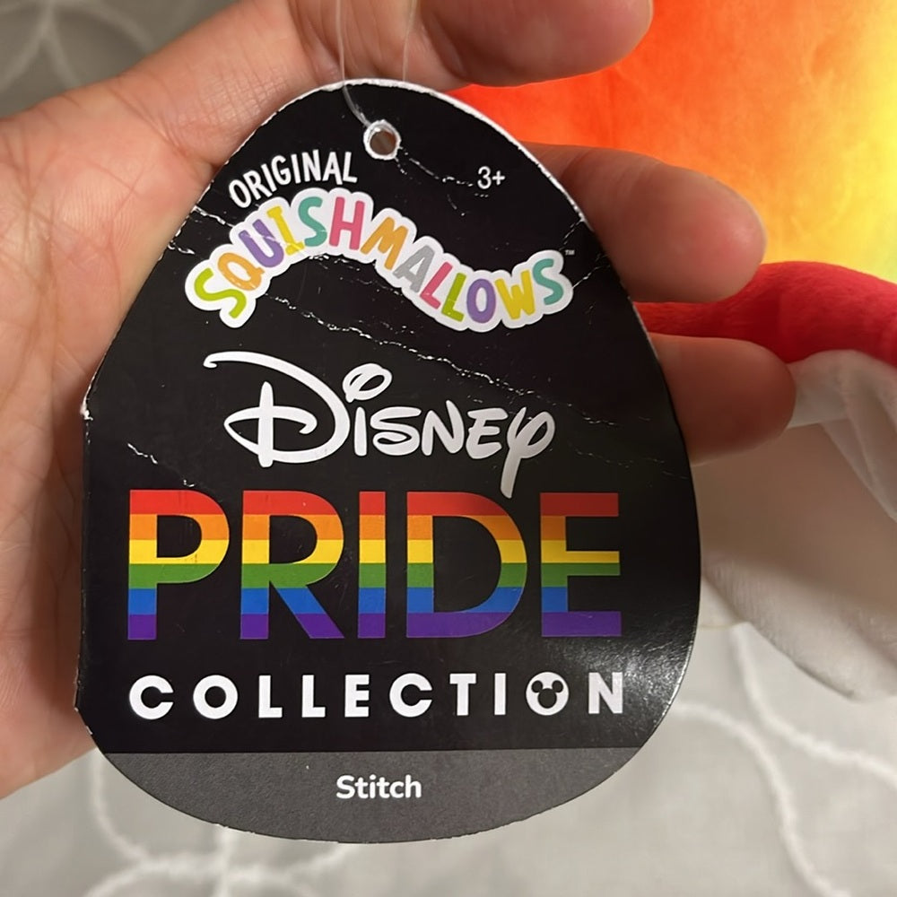 Squishmallows x Disney Pride Stitch 8 英寸毛绒玩具 全新带标签