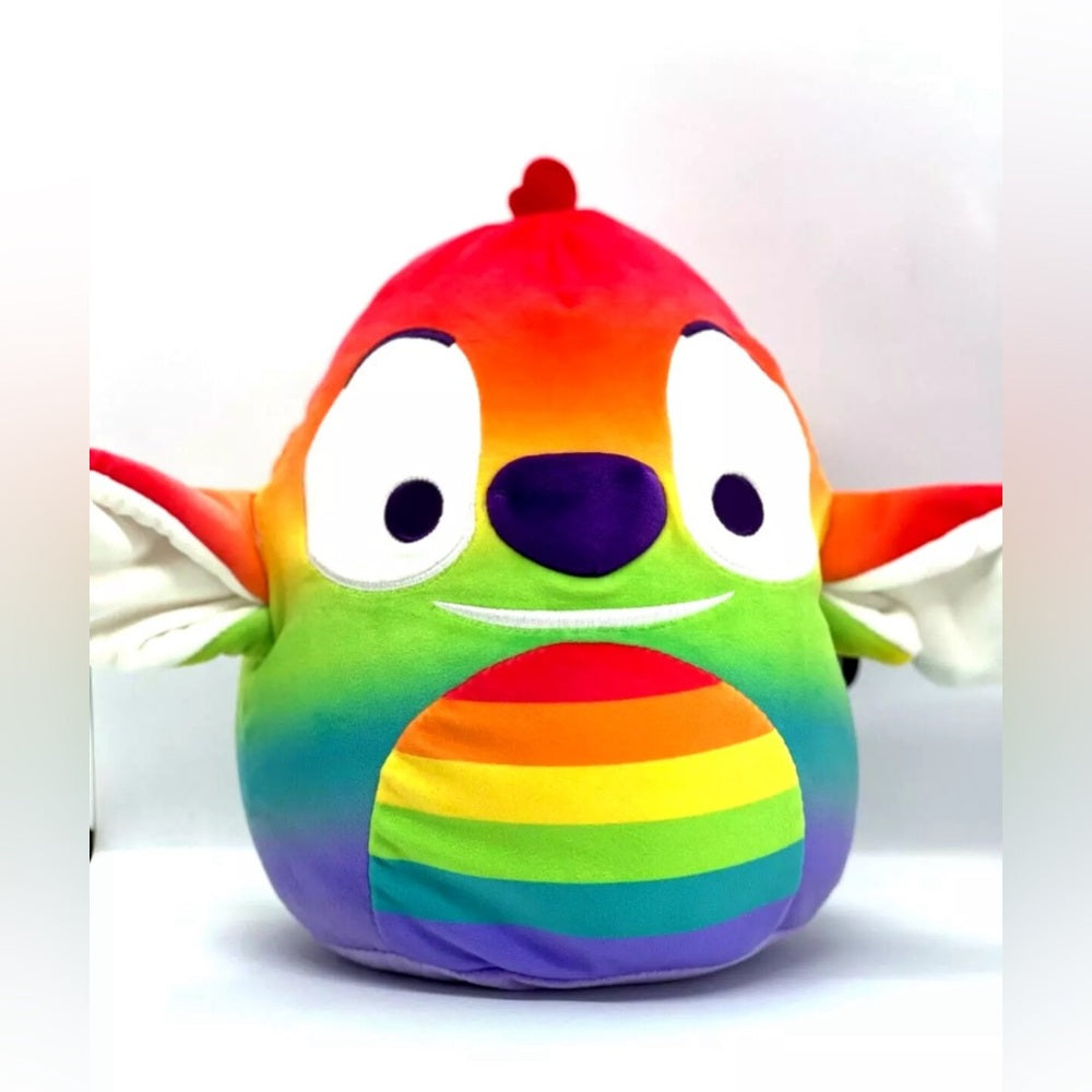 Peluche nuevo de 8 pulgadas Stitch de Squishmallows x Disney Pride