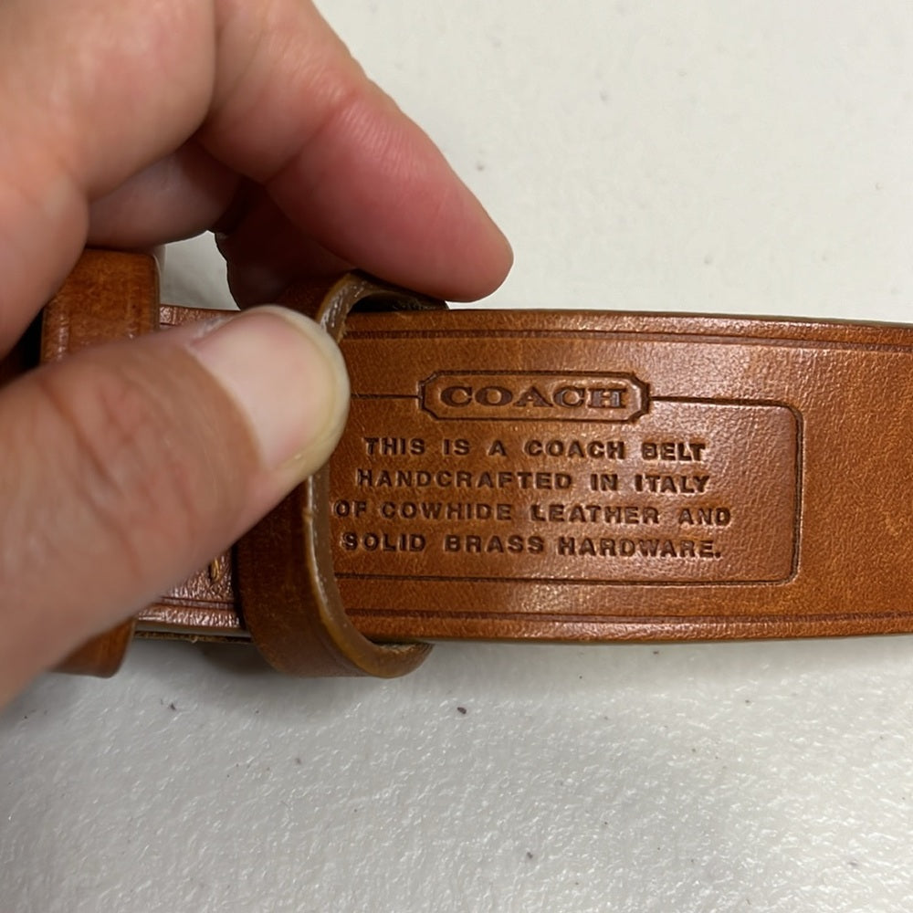 Coach women leather belt