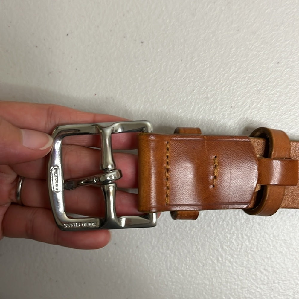 Coach women leather belt