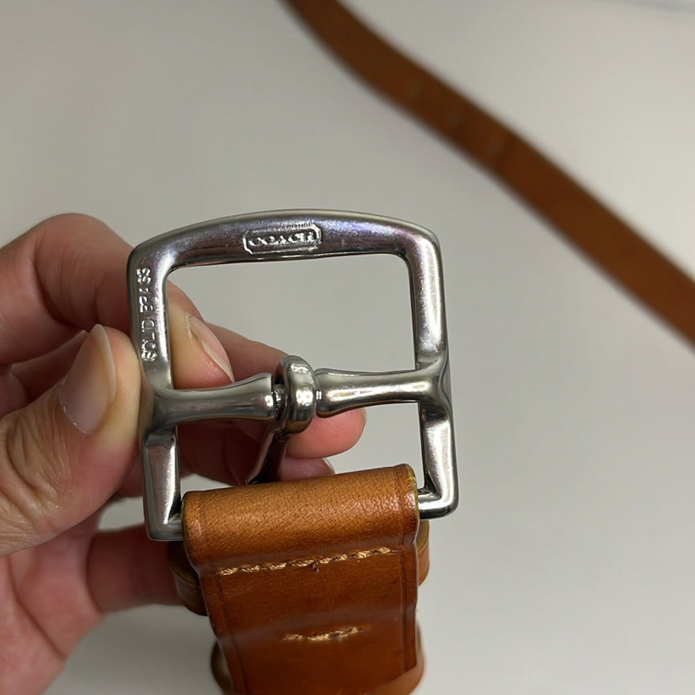 Coach women leather belt