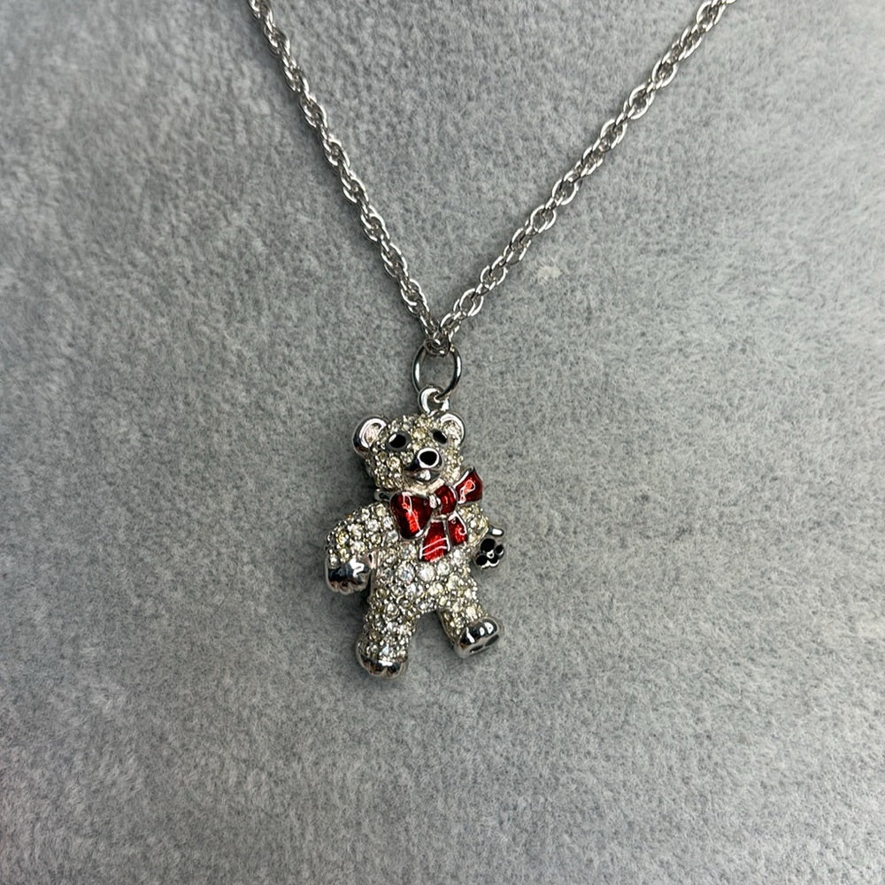 Swarovski Teddy Pendant ( Valentine Collection)