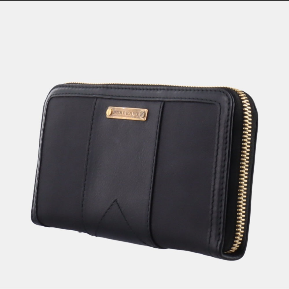 Barberry black leather wallet