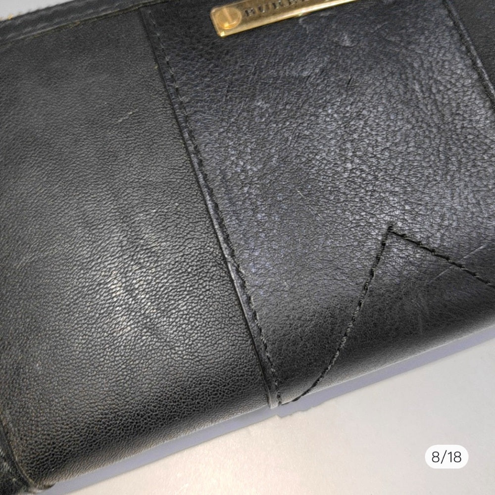 Barberry black leather wallet