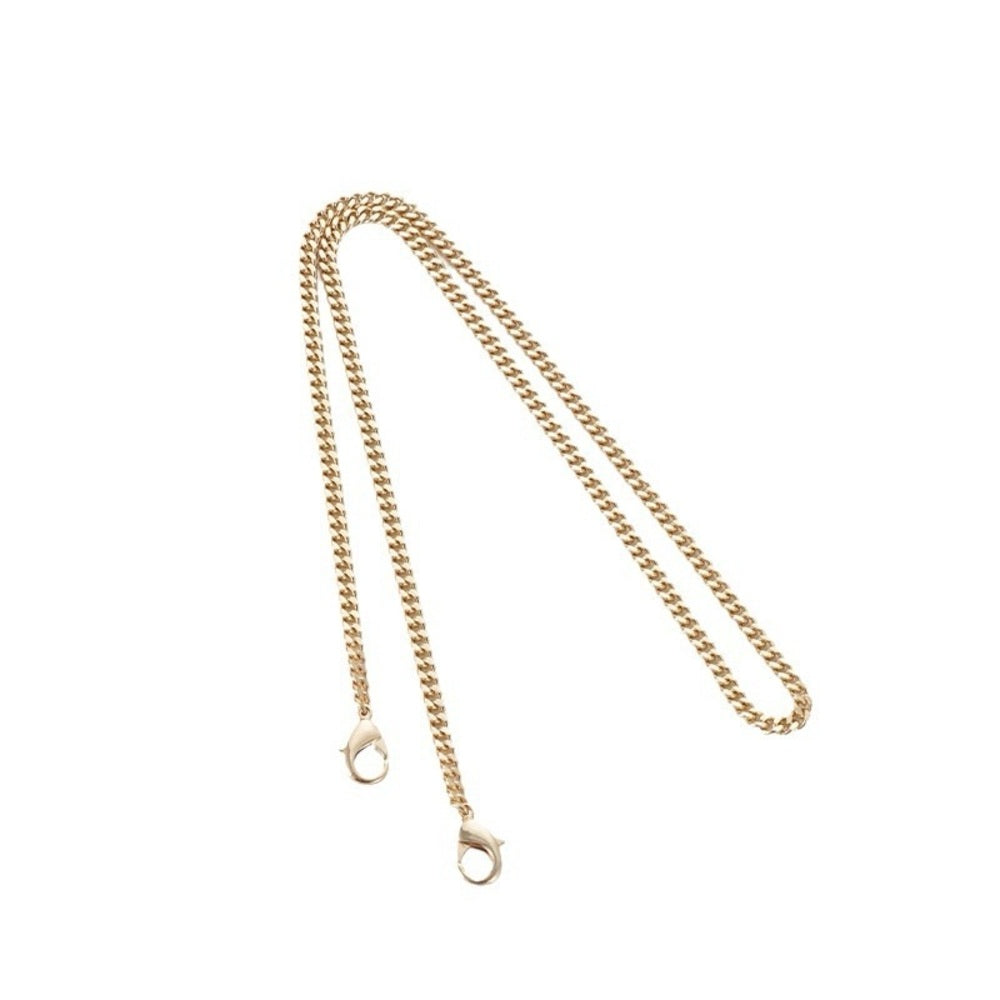 Underarm chain strap with single shoulder diagonal strap