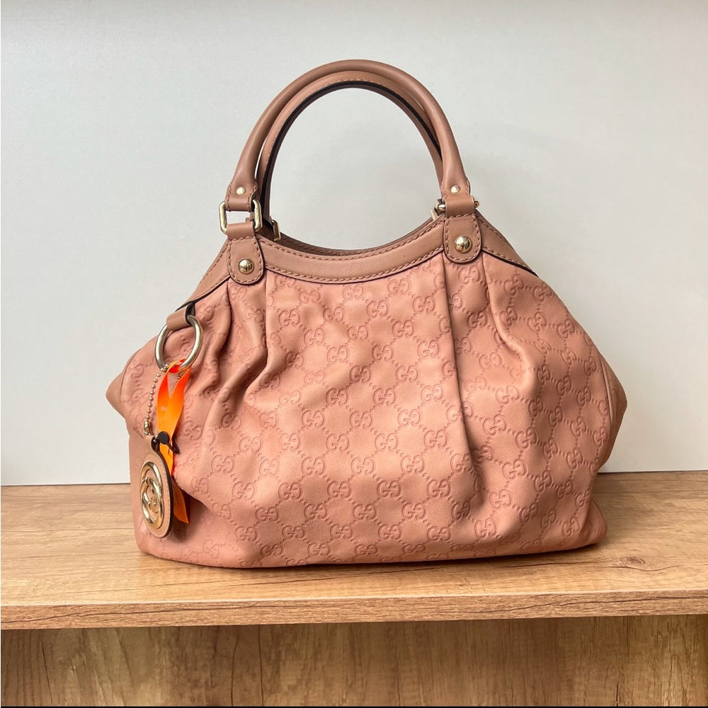 GUCCI Guccissima Leather Sukey Tote Bag