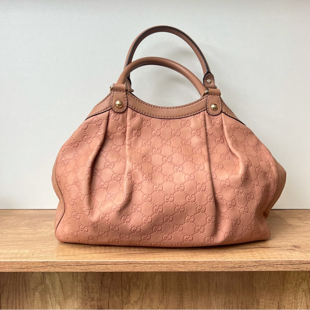 GUCCI Guccissima Leather Sukey Tote Bag