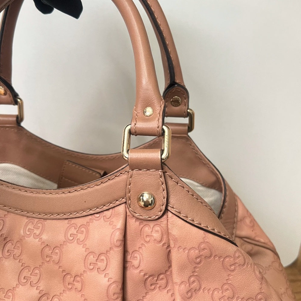 GUCCI Guccissima 皮革 Sukey 手提包