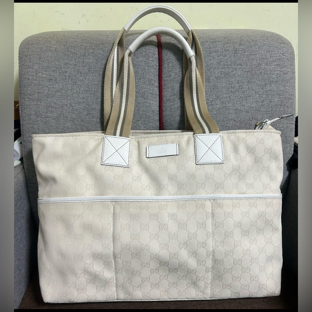 Gucci canvas tote