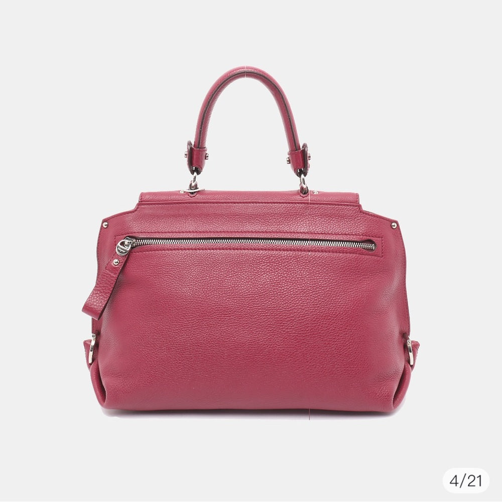 Salvatore Ferragamo Pink Leather Handbag