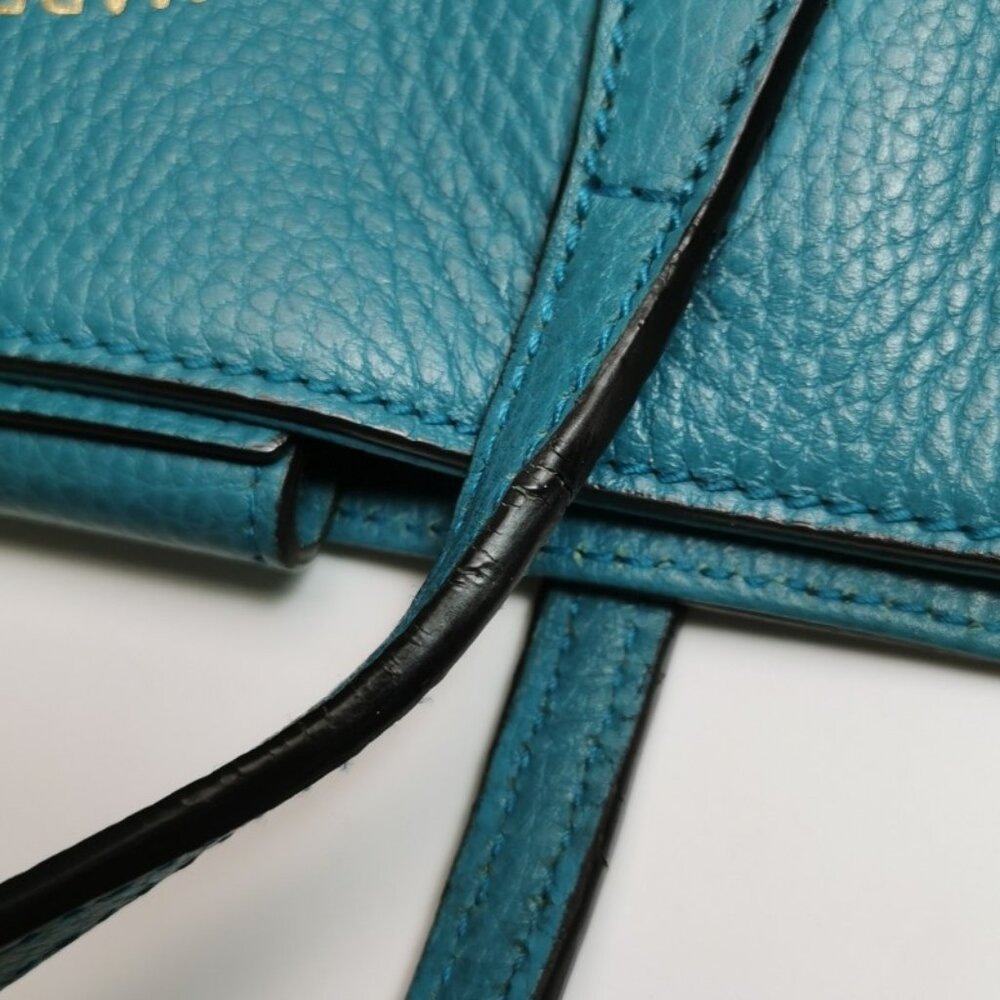 GUCCI Swing blue leather tote bag