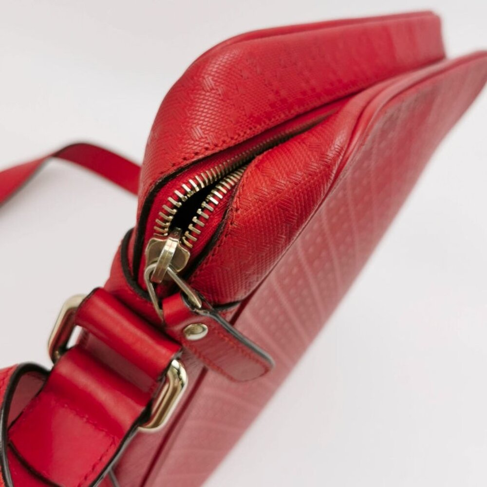 Bolso bandolera de piel roja GUCCI