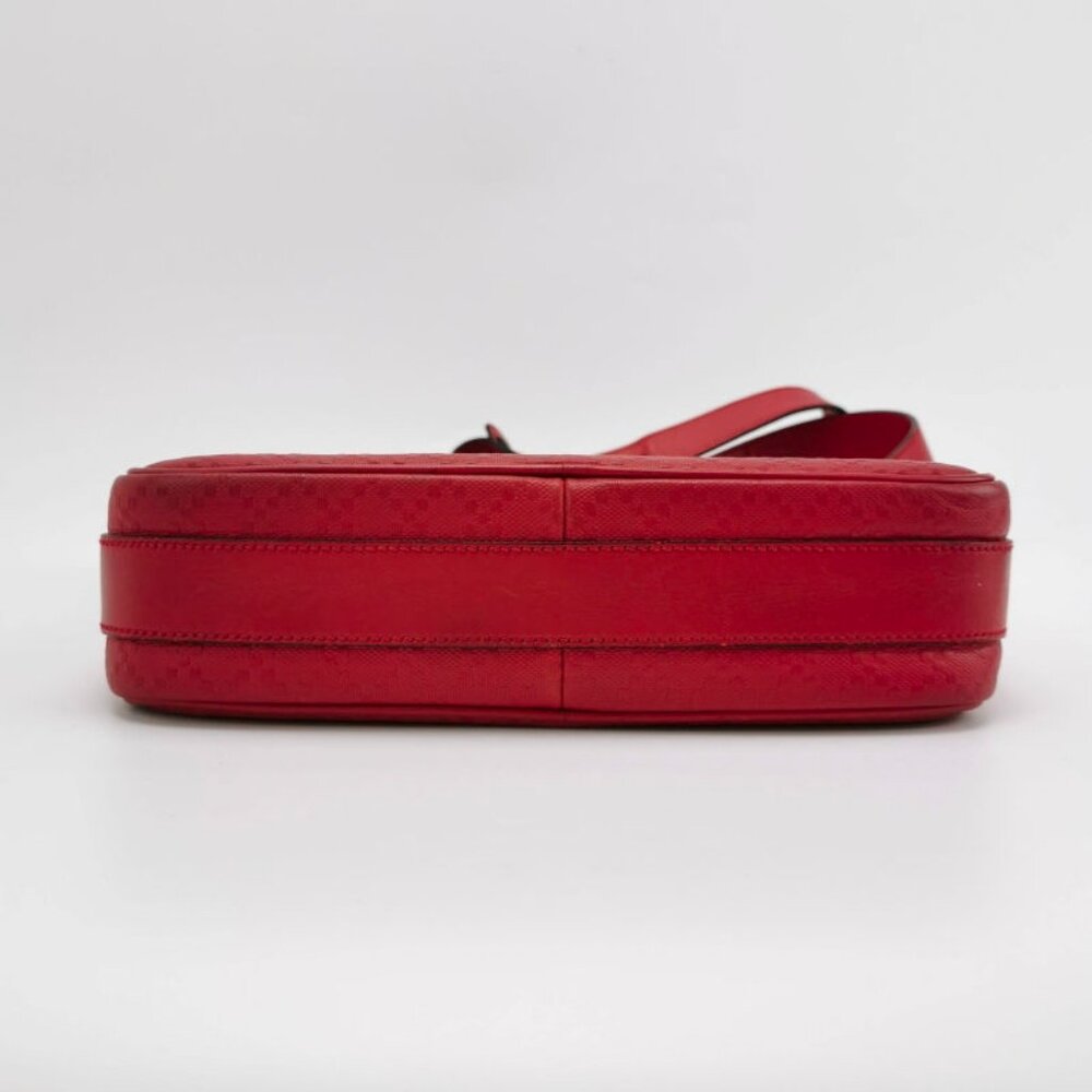 Bolso bandolera de piel roja GUCCI