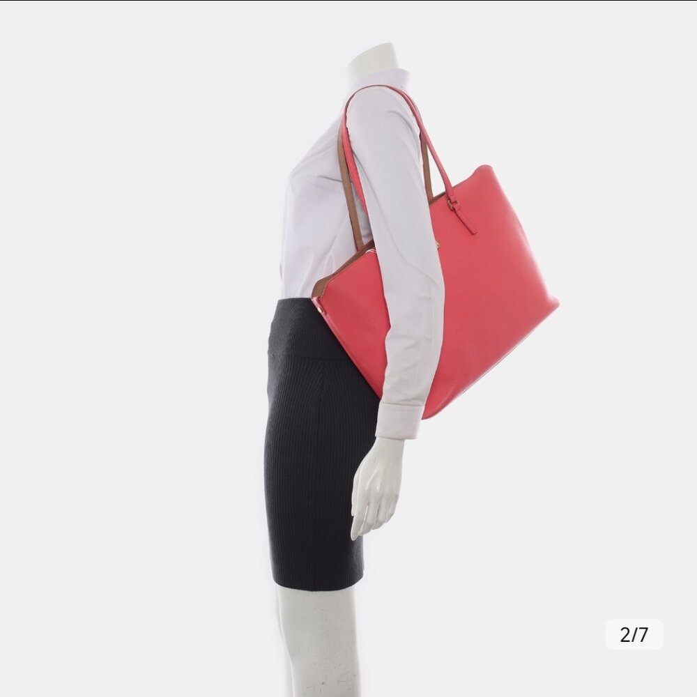 MCM RED tote bag