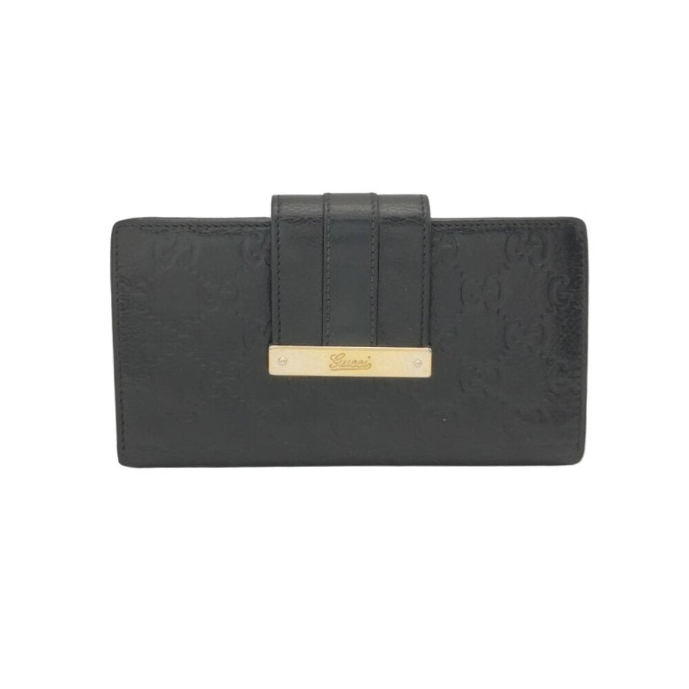 GUCCI black double G wallet