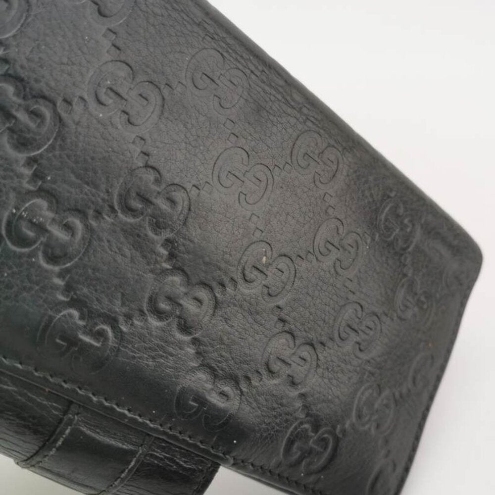 GUCCI black double G wallet