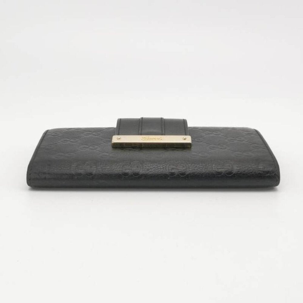 GUCCI black double G wallet