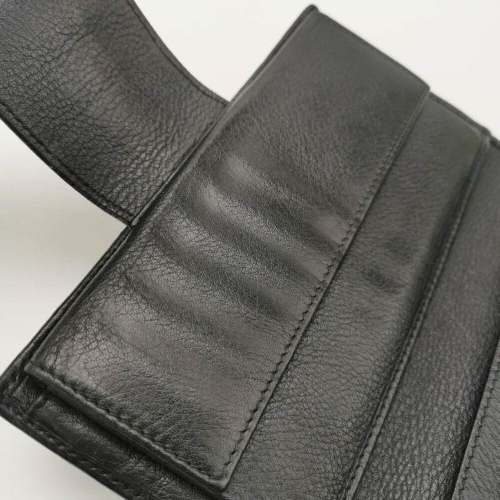 GUCCI black double G wallet