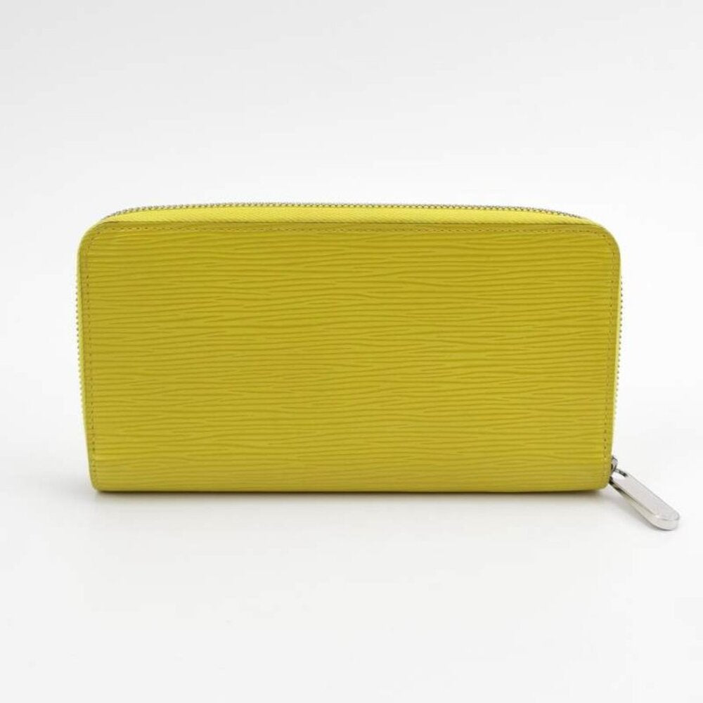 Louis Vuitton Zippy Wallet Yellow Epi Leather Silver-Tone Hardware