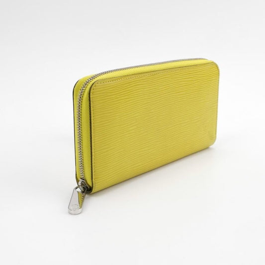 Louis Vuitton Zippy Wallet Yellow Epi Leather Silver-Tone Hardware