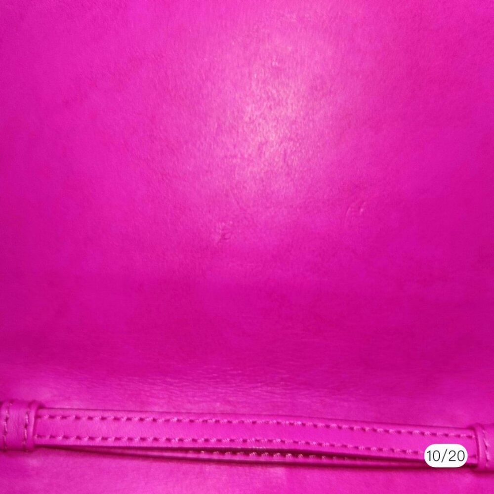 MCM's rose red shoulder bag