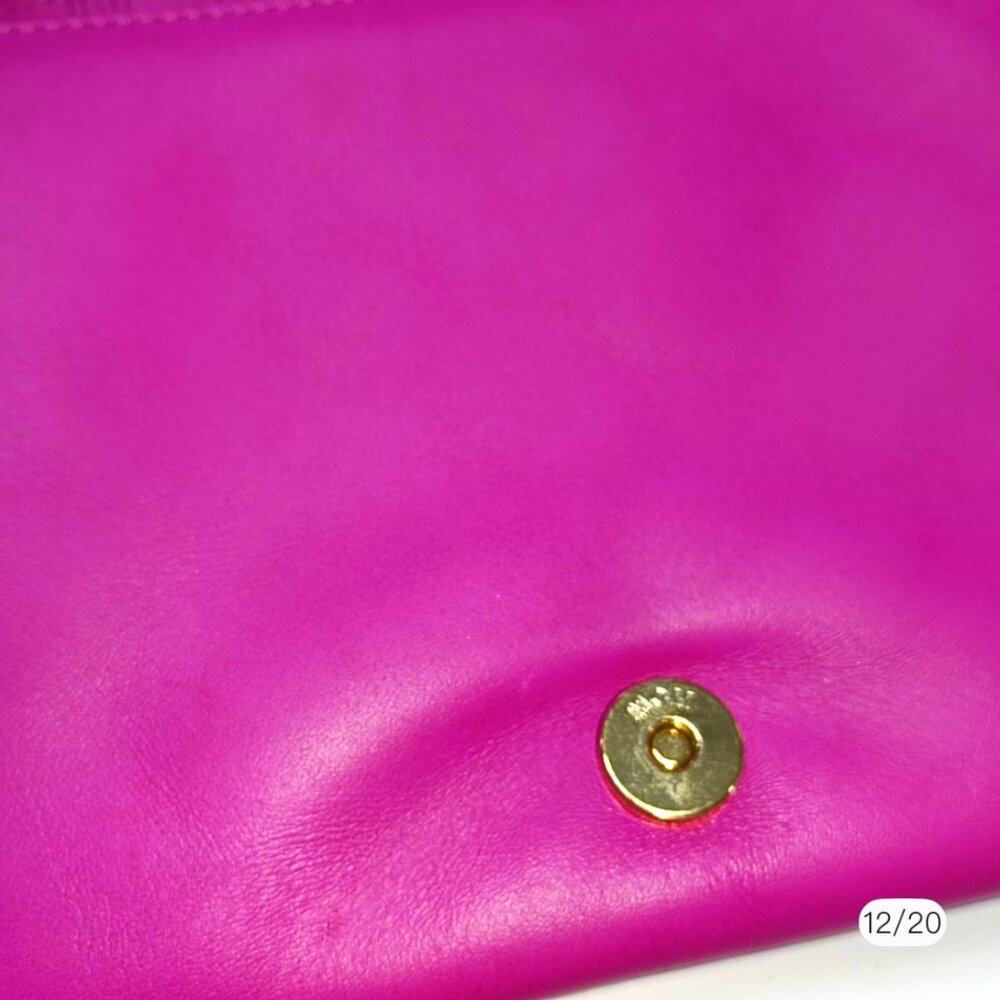 MCM's rose red shoulder bag