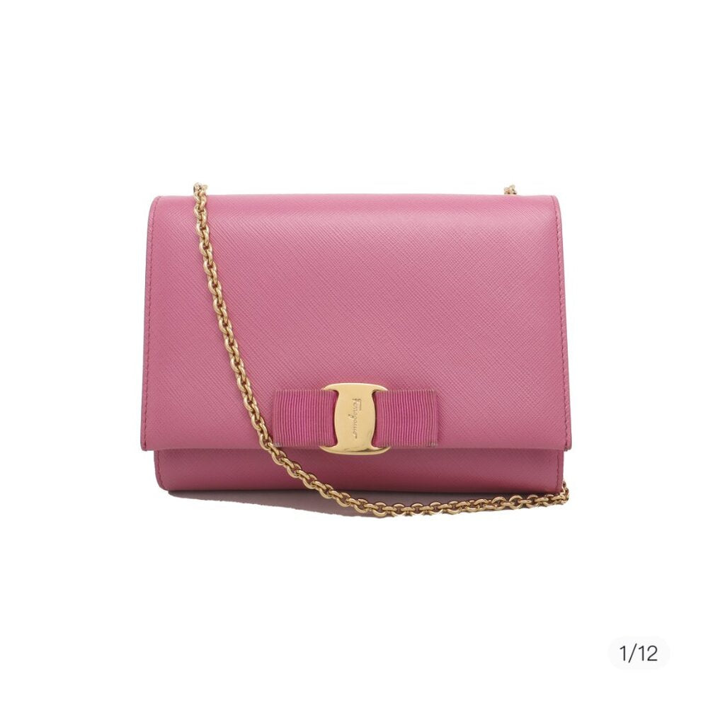 Salvatore Ferragamo Saffiano Leather Crossbody Bag